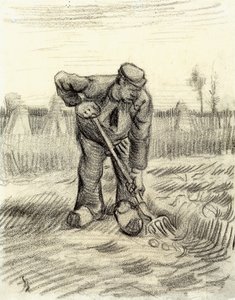 Potetsamler, 1885 av Vincent van Gogh