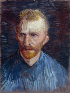 Selvportrett av Gogh, Vincent, van (1853-1890). Olje på lerret, størrelse: 44,5x33,6 av Vincent van Gogh