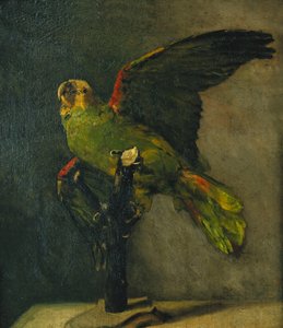 Den grønne papegøyen; Le Perroquet Vert, 1885 av Vincent van Gogh