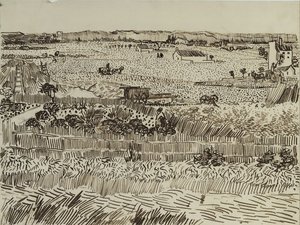 Høsten i Provence for Émile Bernard, 1888 av Vincent van Gogh