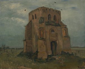 Det gamle kirketårnet på Nuenen av Vincent van Gogh