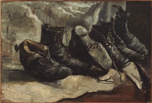 Tre par sko av Vincent van Gogh