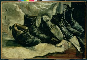 Tre par sko av Vincent van Gogh
