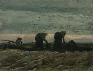 To kvinner på heia av Vincent van Gogh