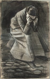 Gråtende kvinne av Vincent van Gogh