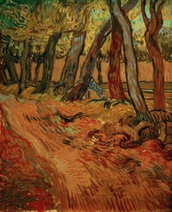 Sti i hagen til sanatoriet av Vincent van Gogh