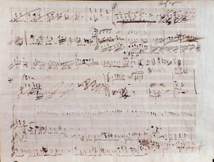 Noter for The pirate, opera av Vincenzo Bellini