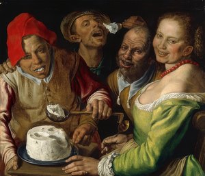 På Ricotta-Esser. Um 1580