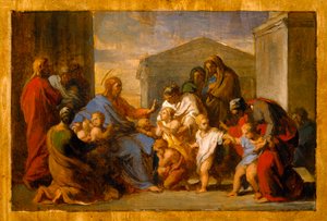 Christus segnet die Kinder av Vincenzo Camuccini