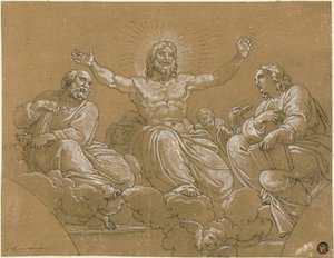 Kristus i herlighet med de hellige av Vincenzo Camuccini