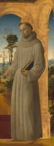 Saint Anthony av Padua, ca. 14951500. av Vincenzo Foppa