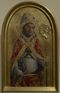 Saint Sirus, ca. 1460 (tempera på panel)