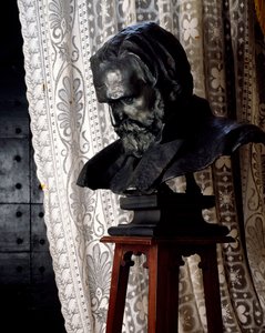 Bronsebyste av Giuseppe Verdi (Le Roncole di Busseto 1813-Milano