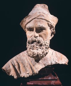 Domenico Morelli av Vincenzo Gemito (1852-1929), byste