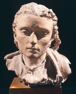 Kvinnehode, av Vincenzo Gemito (1852-1929), terrakotta