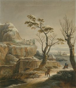 Vinter (maleri på lerret) av Vincenzo Martinelli