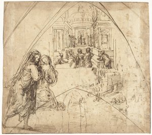 Marias tempel av Vincenzo Tamagni da San Gimignano