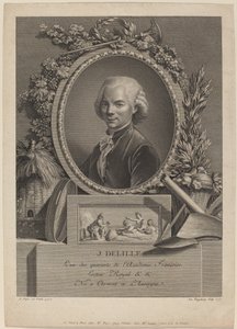 Jacques Delille av Vincenzo Vangelisti after André Pujos