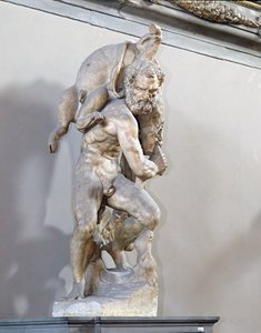 Labour of Hercules, Salone dei Cinquecento (marmor)