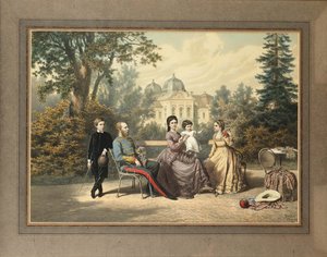Den keiserlige familien i Gödöllo, 1871.