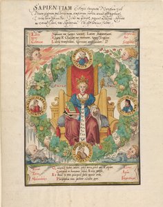 Philosophy Enthroned, midten av 1500-tallet. av Virgil Solis