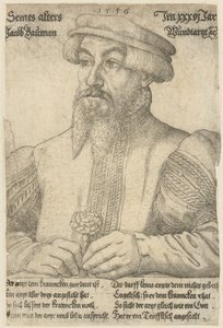 Portrett av Jakob Baumann av Virgil Solis