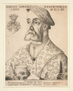 Portrett av Joannes Gemmel av Virgil Solis