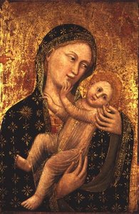 Madonna og barn (panel)