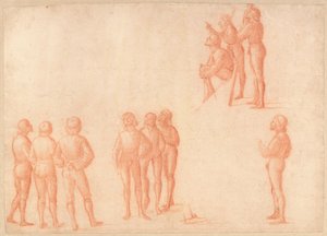Grupper av mannsfigurer av Vittore Carpaccio