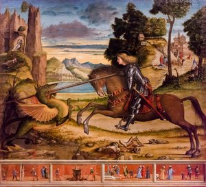 Sankt Georg dreper dragen av Vittore Carpaccio