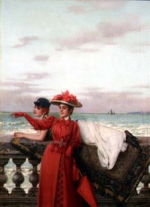 Daydreamers (en av et par) av Vittorio Matteo Corcos