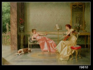 A Musical Interlude (olje på lerret)