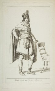Civil garb of the French Citizen, 1794.