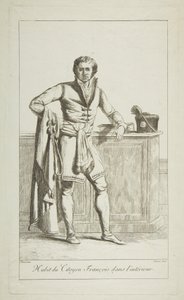 Innvendig antrekk til den franske borgeren, 1794.
