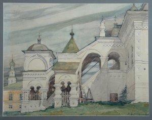 Treenighetskirken i Solikamsk, 1909 av Vladimir Alexandrovich Plotnikov