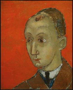 Selvportrett, 1920-tallet. av Vladimir Alexeevich Komarovsky