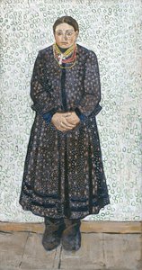 Ukrainsk bondekvinne, 1910-1911 av Vladimir Davidovich Burliuk