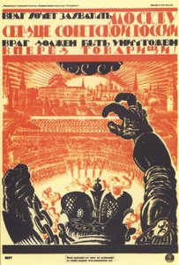 Fienden ønsker å okkupere Moskva... Plakat, 1919