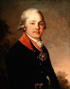 Portrett av Alexander Dmitrievich Arseniev (1766-1823) av Vladimir Lukich Borovikovsky