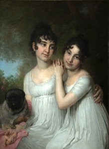 Portrett av grevinner E.A. og A.A. Kurakin, 1802 av Vladimir Lukich Borovikovsky