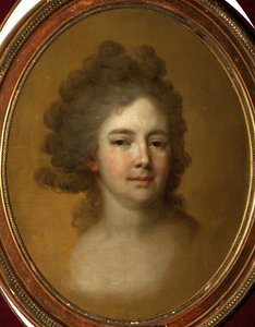 Portrett av keiserinne Maria Feodorovna Sophie Dorothea av Württemberg 1759-1828, 1796 av Vladimir Lukich Borovikovsky