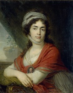 Portrett av Maria Marfa Dmitrievna Dunina, født Norova, 1799 av Vladimir Lukich Borovikovsky