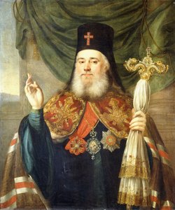 Portrett av Platon, Metropolitan of Moscow and Column