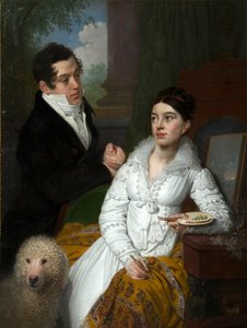 Portrett av prinsesse Alexandra og prins Aleksey Lobanov-Rostovsky