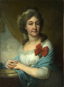 Portrett av baronesse Varvara Vasilyeva, 1800 av Vladimir Lukich Borovikovsky