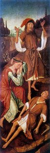 Adam og Eva gråter over evnens legeme, c1440-1495.