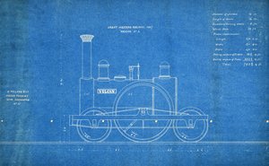 Great Western Railway `Vulcan' No.2 av Vulcan Foundry C. Tayleur & Co
