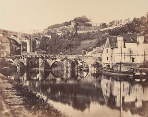 Port de Dinan, Bretagne, 1856. av WA Mansell