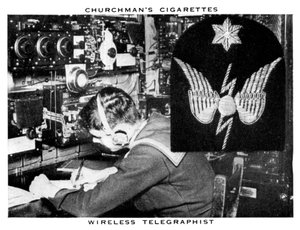 Trådløs telegrafist, 1937.