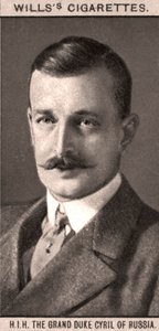 H.I.H Storhertug Cyril av Russland, 1908. av WD and HO Wills